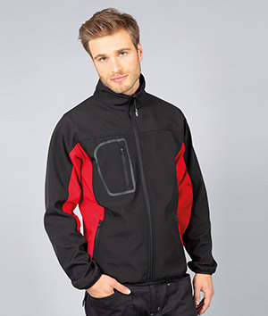 Giubbino softshell bicolore